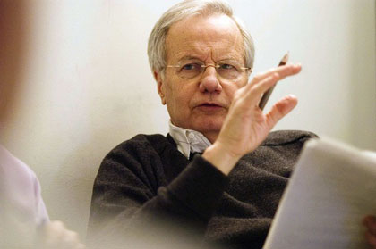 Photograph of Bill Moyers by Peter Krogh of the Associated Press.