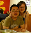 Michelle Cui and Adam Bai at the Mandarin Kitchen, Chicago.