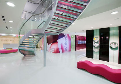 Mary Kay China headquarters in Shanghai; interior design by Gensler.