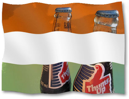 Thums Up might as well be the national soft drink of India.